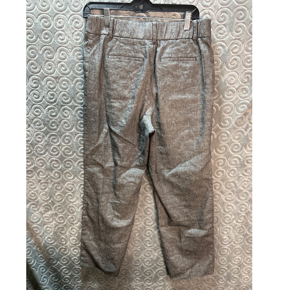 Talbots Bristol Pant Women's Size 6 Linen Blend Gray‎ Cropped Casual Office - Picture 8 of 8